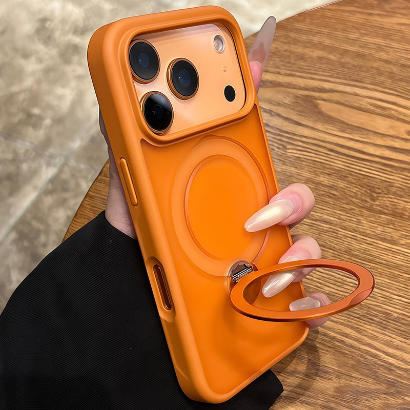 Capa de Celular com Anel de Suporte de Metal Magsafe para Carro para iPhone 17 Pro Max 17 Air 16 15 Pro 14 13 12 11 Capas Traseiras Magnéticas