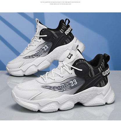 Man Increase the size Casual and fashionable shoes Anti-slip Wear-resistant Trend Sports shoes Lightweight Comfort Running shoes