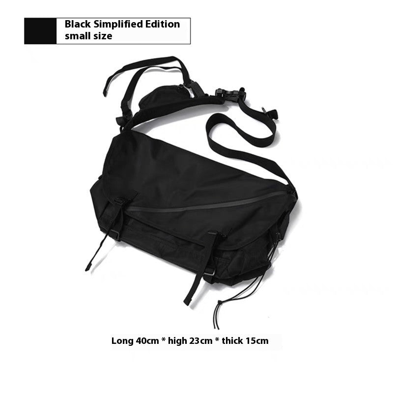 Causal Nylon Shoulder Man Bag Japanese Teenager School Laptop Sling Men's Bag Streetwear Travel Cross Bag Messenger Bags for Men