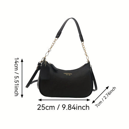Fashion Shoulder Crossbody Bag with Adjustable Strap, Elegant Underarm Bag for Leisure Daily Party Handbag, Women'S Shoulder Bag