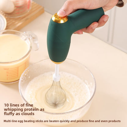 Batedor elétrico de ovos, batedor de leite, máquina portátil para cremes de bolo e geleia, máquina de café e bebidas, misturador de cozinha e doméstico