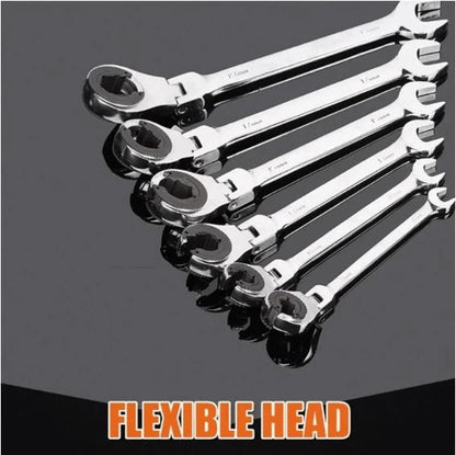 1PC Tubing Ratchet Wrench Ratchet Combination Metric Wrench Set Hand Tools Torque Gear Socket Nut Tools a Set of Key