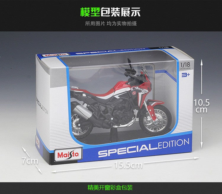 Maisto 1:18 Honda Africa Twin Dct Modelo de Liga de Motocicleta Simulada