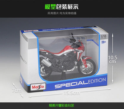 Maisto 1:18 Honda Africa Twin Dct Modelo de Liga de Motocicleta Simulada
