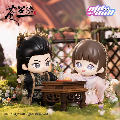 Em estoque 18cm Cang Lan Jue Oficial Xiao Lanhua Dongfang Qingcang Love Between Fairy And Devil Modelo de Figura Oficial Mini Fofo