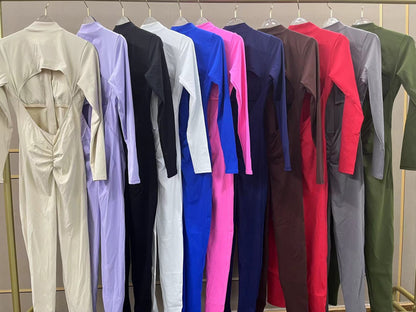 Summer Yoga Clothes Suit Workout Sports Set Women Bodysuits Gym Set Women Training Siamese Fitness Jumpsuit Female Sportswear