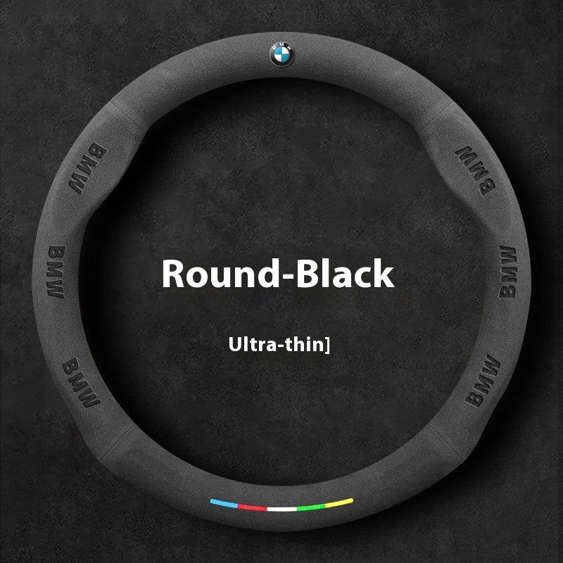 For BMW M E46 E39 E60 E90 E91 E70 G05 F10 F15 F20 F30 G20 G30 X1 X3 X4 X5 X6 X7 M3 M4 M5 Transit Suede Car Steering Wheel Cover
