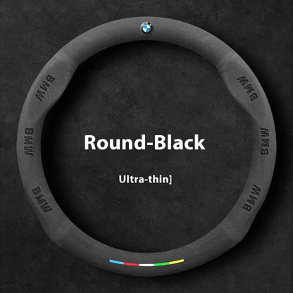 For BMW M E46 E39 E60 E90 E91 E70 G05 F10 F15 F20 F30 G20 G30 X1 X3 X4 X5 X6 X7 M3 M4 M5 Transit Suede Car Steering Wheel Cover