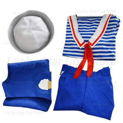 2026 new Men&Womens Robin/Steve Scoops Ahoy Costume Cosplay Uniforms Navy Halloween Costume Uniform Fancy Dress