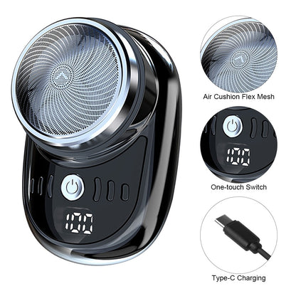 1/2PCS Mini Electric Travel Shaver For Men Pocket Size USB Charging Portable Painless Cordless Trimmer Knive Face Beard Razor  ?