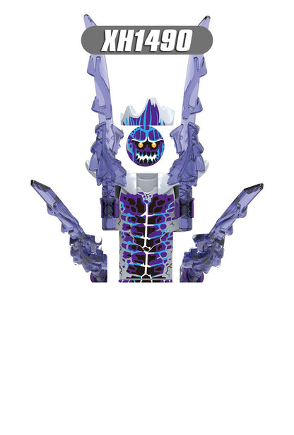 Single GAME Fighter model Action Figures accessories Building Blocks toys for children Series X0285 XH1490 XH1491