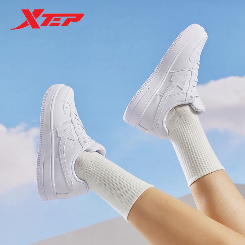 Tênis de Skate Xtep Masculino 2024 Verão Resistente ao Desgaste Sapatos de Skate Estáveis e Macios Tênis de Lazer ao Ar Livre 876319310029