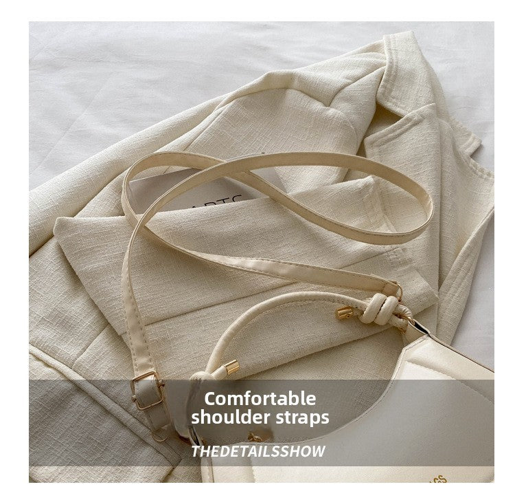 French Luxury Fashion Women's Bag Handbags Ladies Solid Color High-end Texture Versatile Shoulder Bag for Woman