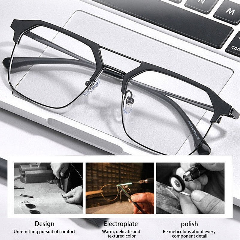Luxury Brand Square Black Frame Myopia Glasses Anti-blue Light Women Men Near Sight Eyeglasses Unisex Goggles Diopters 0 To -6.0