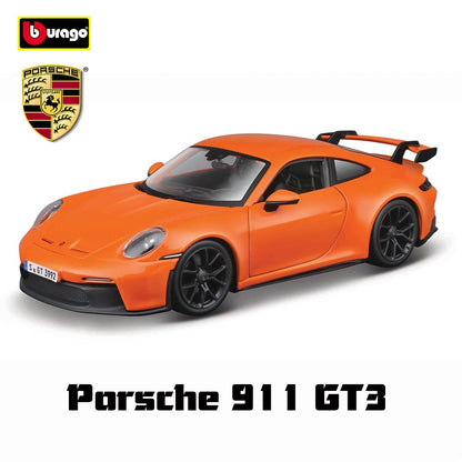 Bburago 1:24 Porsche 963 24 alloy racing car Alloy Luxury Diecast Car Model Toy Collection Gift Multiple styles to choose from