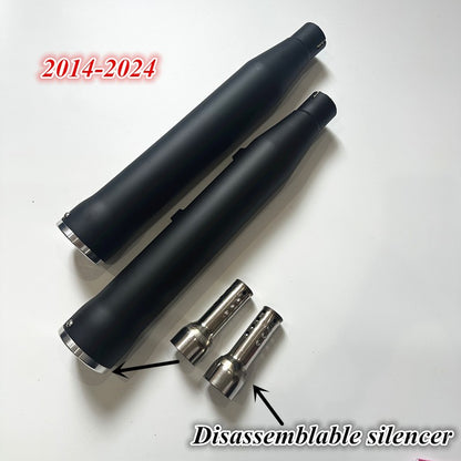 For Harley XL883 1200 X48 custom low bass cobra exhaust back section, cobra exhaust with detachable