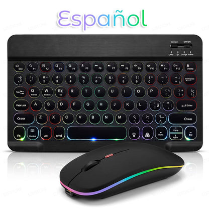 Bluetooth Wireless Magic for iPad 9 Generation Air Pro Mini Keyboard Mouse 11/10/9inch Tablet Keyboard for xiaomi Samsung Huawei