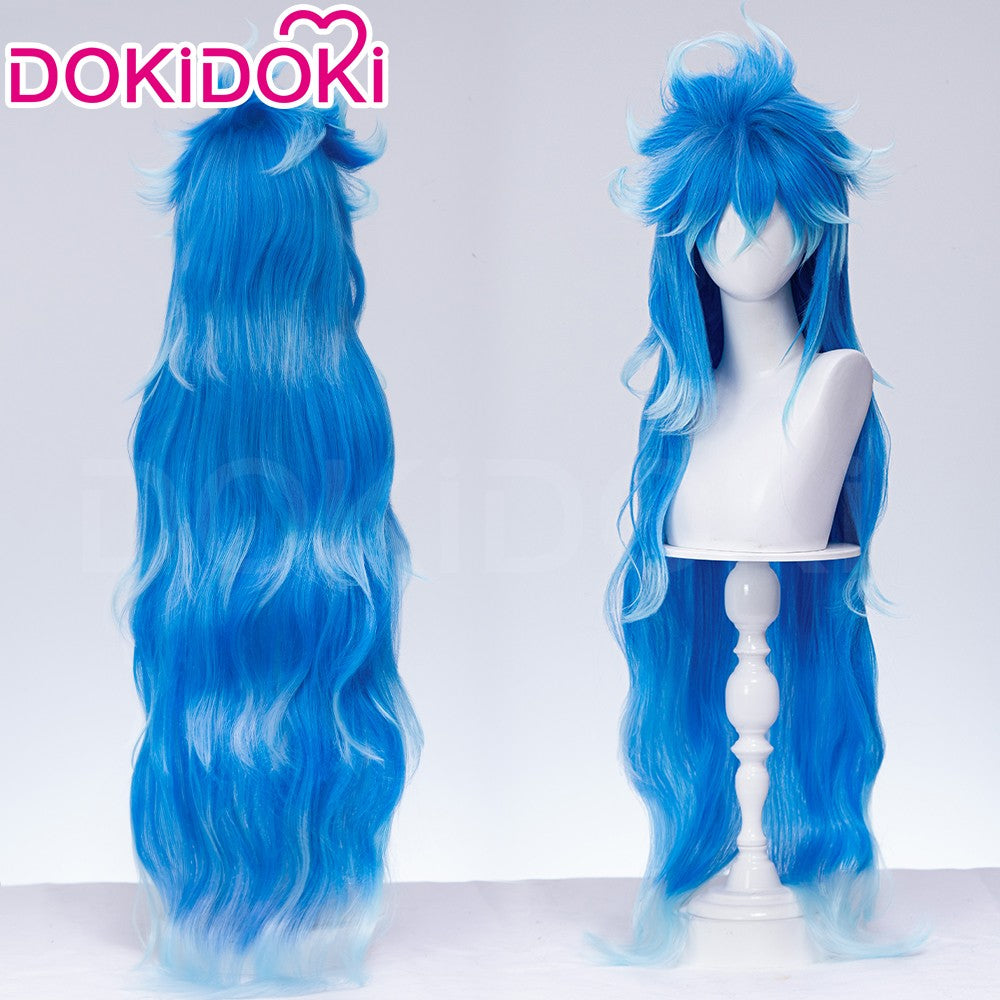 ?Ready for Ship?Idia Malleus Leona Vil Crowley Wig Game Cosplay DokiDoki Men 120cm Long Hair Fiber Idia Halloween  Free Wig Cap