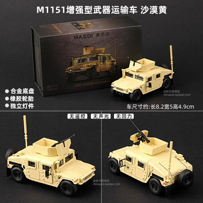 Masdi 1/64 Scania 770S V8 Caminhão Howo HW1006 Militar Verde Liga de Carro Modelo Miniatura Coleção Diecast Enfeite Modelo Hobby Brinquedo