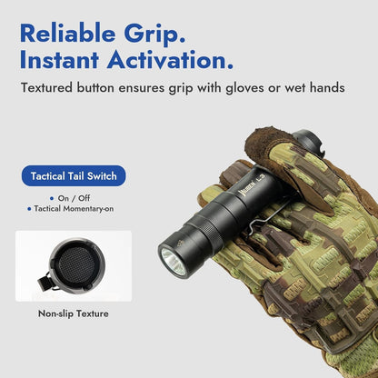 WUBEN L3 Flashlights High Lumens, 3000 Lumen Tactical Flashlight Rechargeable, Dual-Way Charging 7 Light Mode, IP68 Waterproof