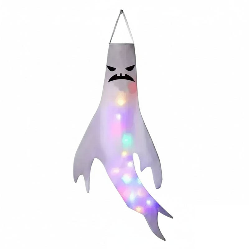 Halloween Decoration, Ghost Wind Tunnel Ghost Pendant, Halloween Party Venue DIY Decorations, Home Scary Ghost Festival Hanging