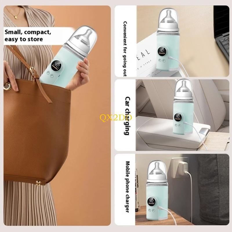 QX2D Baby Feeding Bottle Temperature Control Wrap 18W Rapid Heat Patches Waterproof Fabric