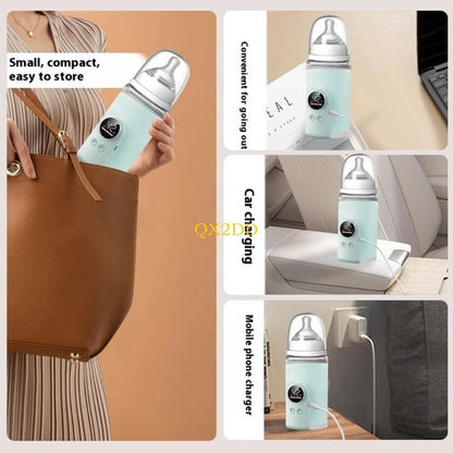 QX2D Baby Feeding Bottle Temperature Control Wrap 18W Rapid Heat Patches Waterproof Fabric