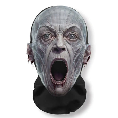 Realistic 3D Horror Skull Zombie Full Face Mask Breathable Mesh Headgear Cosplay Prop for Halloween Party Prank Carnival Costume