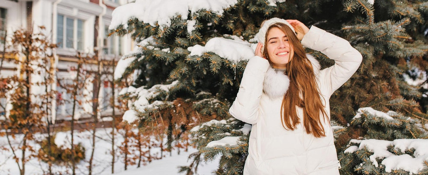 HOBIBEAR Womens Winter Snow Boots Waterproof Outdoor Warm Faux Fur Lined Shoes Non-Slip Lace-Up Boots