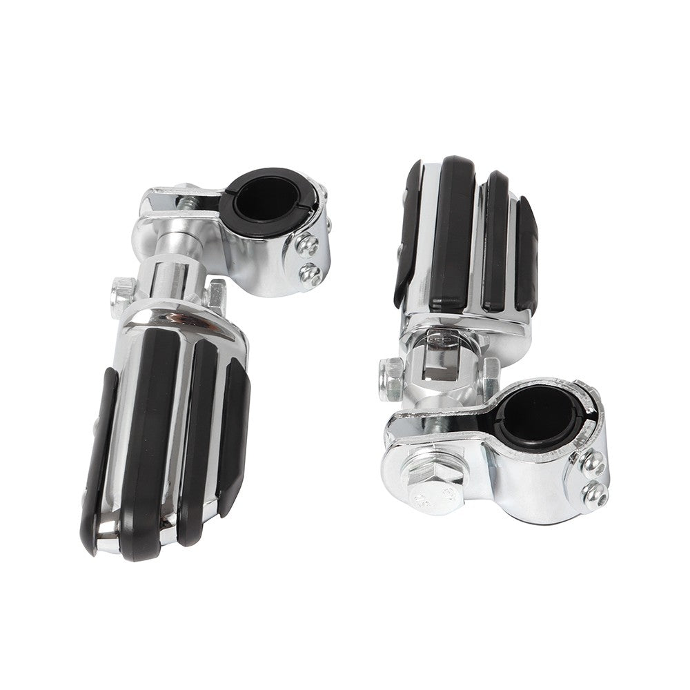 1 1/4" 32mm Motorcycle Foot Rest Highway Engine Guard Foot Pegs Mount Footrest For Harley Touring Honda Kawasaki Suzuki Yamaha