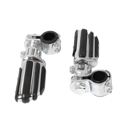 1 1/4" 32mm Motorcycle Foot Rest Highway Engine Guard Foot Pegs Mount Footrest For Harley Touring Honda Kawasaki Suzuki Yamaha