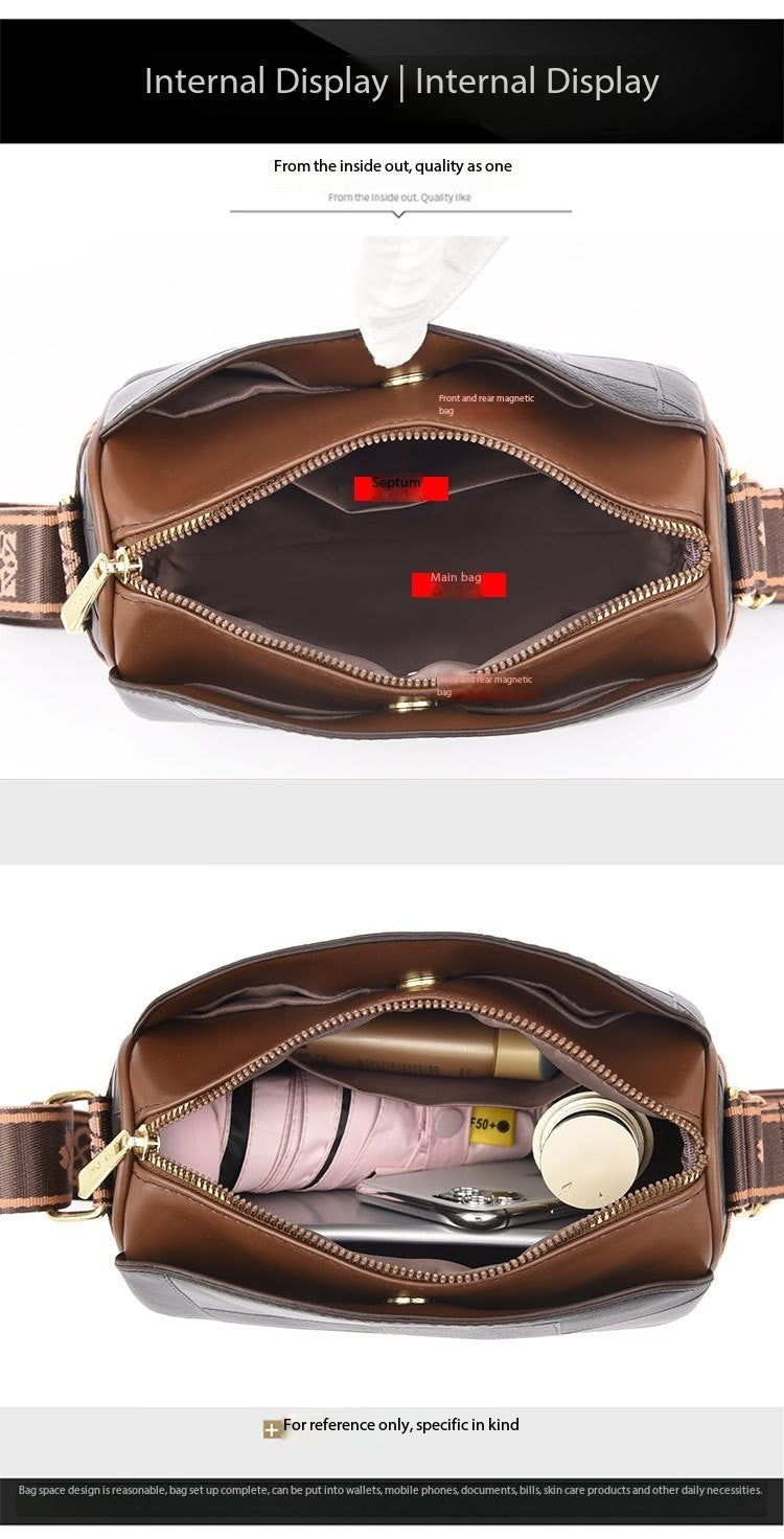 Luxury Kangaroo New Genuine High Quality Soft Leather Women Purses Cofrossbody Bag Designer Brand Ladies Shoulder Crossbody Bags