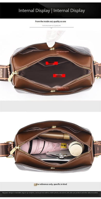 Luxury Kangaroo New Genuine High Quality Soft Leather Women Purses Cofrossbody Bag Designer Brand Ladies Shoulder Crossbody Bags