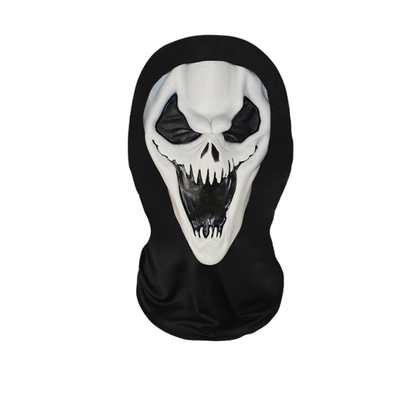Fashion Mask for 2026 Halloween Cosplay Headwear Hip Hop Hood Hat Headgear 3D Celebrity Face Mask Elastic Mesh