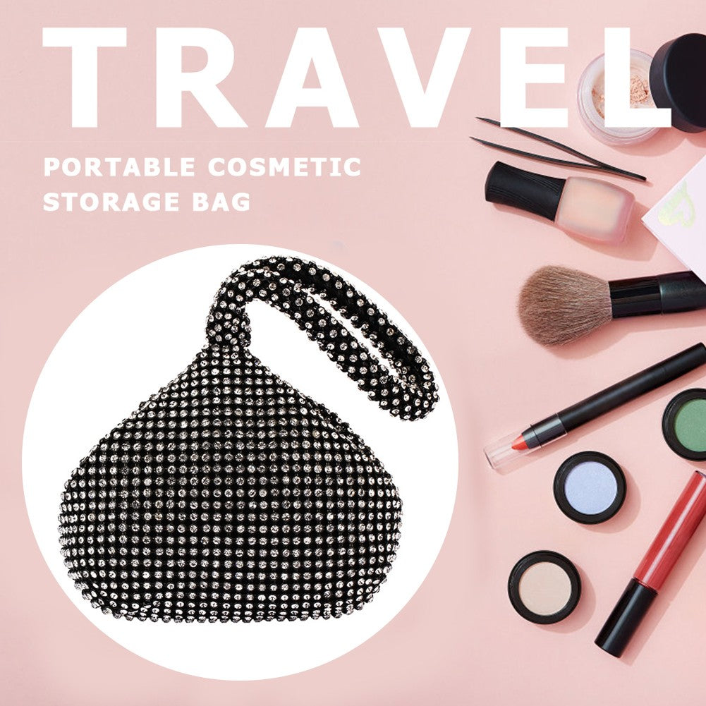 Mini Evening Clutch Bag Women Girl Glitter Rhinestone Party Prom Wedding Purses