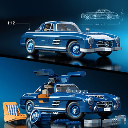 New Hot Wheels Benz 300sl Simulated Assembled Toy Model Car Holiday Gift Collectibles Desktop Ornaments In Stock