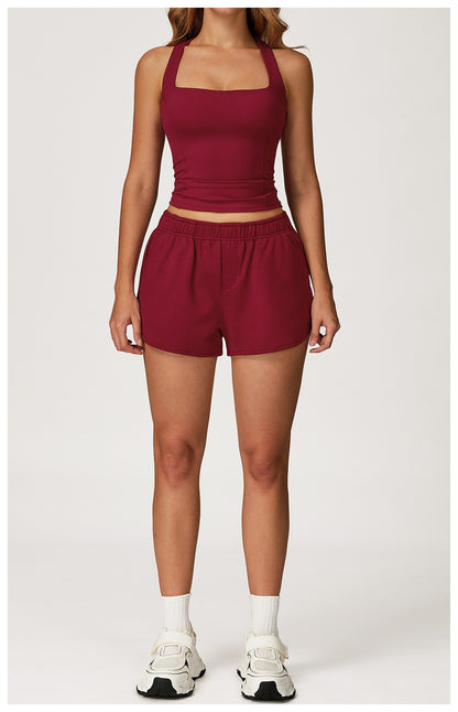 Yoga Shorts Women High Waist Workout Shorts Fitness Push Up Yoga Shorts Fitness Ladies Yoga Gym Running Short Pants Sportswear