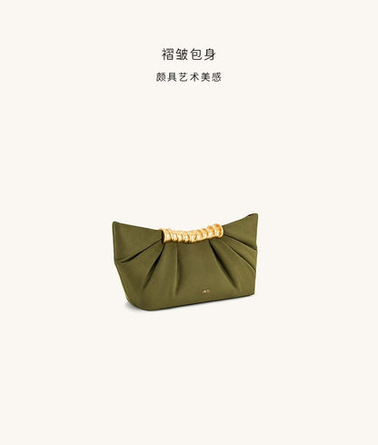 2025 Summer New Evening Handbag For Women Wrinkled Metal Fashion Bag Clutchs ????? ??????? ????????? ??????? ??????? Sac à Main