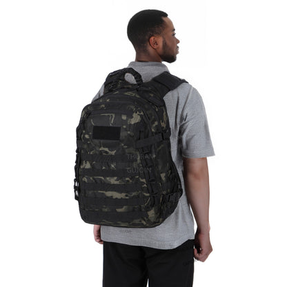 Mochila Tática de 38L, Estilo de Mochila de Grande Capacidade Impermeável para Exterior com Sistema MOLLE, para Caminhada, Acampamento, Viagem ou Mochila de Fuga
