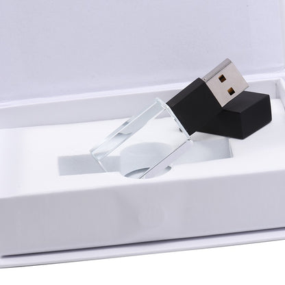 Pen Drive USB 2.0 128 GB de Cristal Memory Stick 64 GB Pen Drives de Alta Velocidade 4 GB Pendrive de Presente de Casamento 16 GB Disco U 8 GB Fotografia