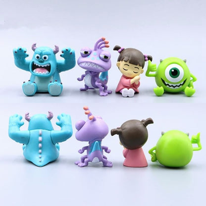 Bonecos de Anime Versão Q Toy Story Woody Alien Universidade Monstros James P. Sullivan Modelo Brinquedos Presente de Natal para Crianças