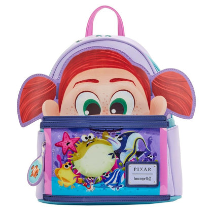 Loungefly Pixar Toy Story Moments Procurando Monstros Universidade Jogos de Susto Mini Mochila Coco Ernesto Cosplay Mochila