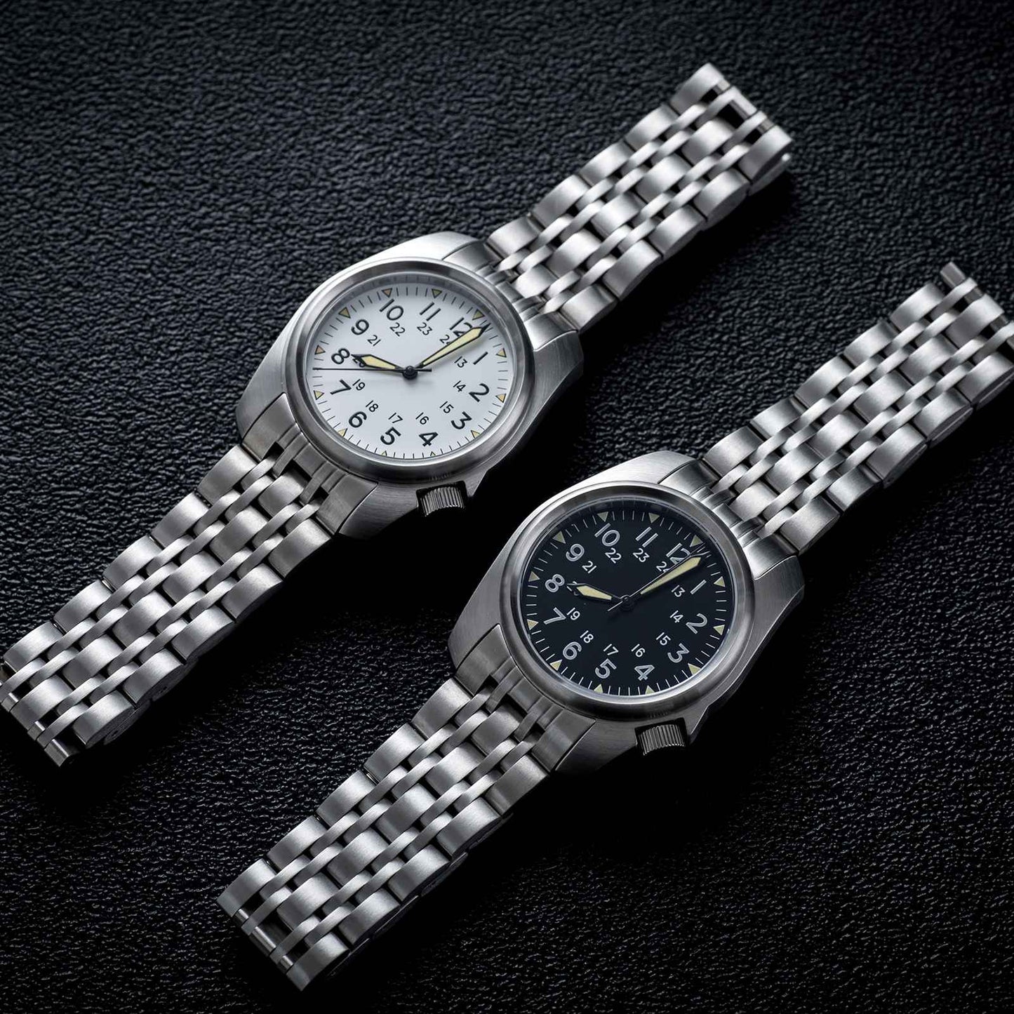 Sapphire Crystal Men Watches Japan movement waterproof 5Bar Swimming Luxury Business Stainless Steel vintage Pilot Men watch