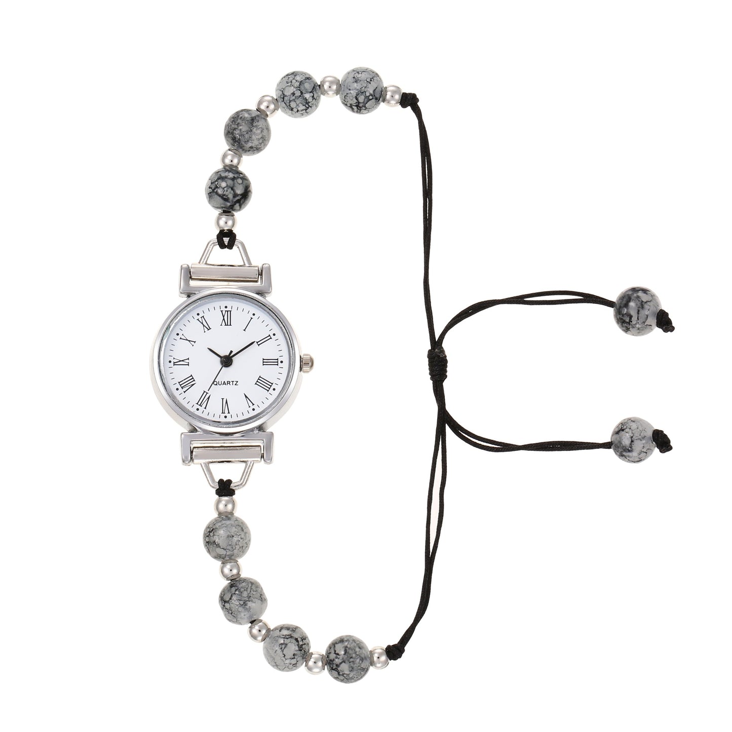 Fashionable trend simple luxury round plate pointer style bracelet ladies watch