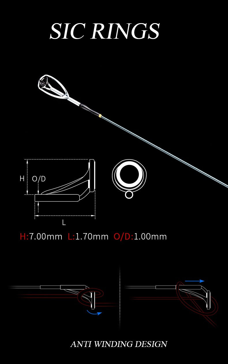 Vara de pesca de truta L+UL Dicas de vara de pesca leve para trutas Vara de pesca giratória/casting Isca de pesca Isca de pesca de polvo Lula de pesca
