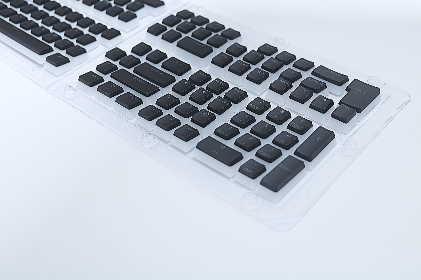 Keycaps PBT Pudding 129 teclas Keycap Perfil OEM Tampa de teclado Para teclado mecânico Kit Mx Switch Retroiluminação RGB 87 104 Teclados Gamer