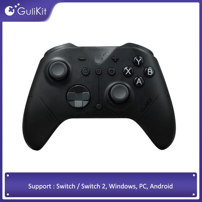 GuliKit ES Pro E-Sports Controller for Nintendo Switch 1/ 2, PC, Windows, Android Wake-up with TMR Joystick