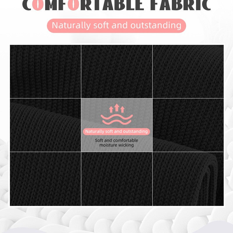 6 pairs copper fiber compression socks for men and women for running and traveling for nurses and pregnant women mid-calf design