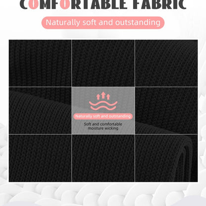 6 pairs copper fiber compression socks for men and women for running and traveling for nurses and pregnant women mid-calf design