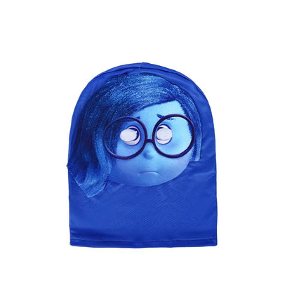 2025New Anime MovieInside Out 3D Printed Joy Disgust Anger Sadness Cosplay Costume Headgear Halloween PartyGame Mask Gift